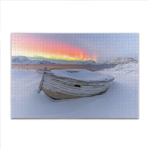 Puzzle Winter Aurora Klassische Puzzle 200 Teile Erwachsene, Holzpuzzle Erwachsene Anspruchsvoll, 2025 Impossible Puzzel Kunst Lernspiel, Schwer DIY Wooden Jigsaw Set Ostern Geschenk Wohnkultur H-0 Puzzle Winter Aurora Klassische Puzzle 200 Teile Erwachsene, Holzpuzzle Erwachsene Anspruchsvoll, 2025 Impossible Puzzel Kunst Lernspiel, Schwer DIY Wooden Jigsaw Set Ostern Geschenk Wohnkultur H-0 von JIANFREY