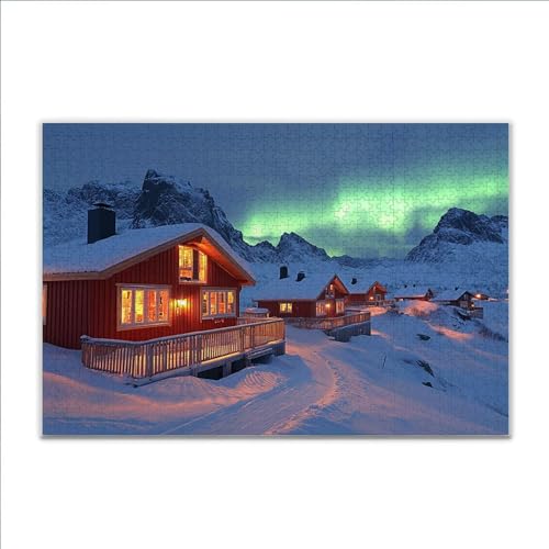 Puzzle Winter Aurora Klassische Puzzle 200 Teile Erwachsene, Holzpuzzle Erwachsene Anspruchsvoll, 2025 Impossible Puzzel Kunst Lernspiel, Schwer DIY Wooden Jigsaw Set Ostern Geschenk Wohnkultur X-7 Puzzle Winter Aurora Klassische Puzzle 200 Teile Erwachsene, Holzpuzzle Erwachsene Anspruchsvoll, 2025 Impossible Puzzel Kunst Lernspiel, Schwer DIY Wooden Jigsaw Set Ostern Geschenk Wohnkultur X-7 von JIANFREY