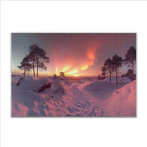 Puzzle Winter Aurora Klassische Puzzle 5000 Teile Erwachsene, Holzpuzzle Erwachsene Anspruchsvoll, 2025 Impossible Puzzel Kunst Lernspiel, Schwer DIY Wooden Jigsaw Set Ostern Geschenk Wohnkultur L-6 Puzzle Winter Aurora Klassische Puzzle 5000 Teile Erwachsene, Holzpuzzle Erwachsene Anspruchsvoll, 2025 Impossible Puzzel Kunst Lernspiel, Schwer DIY Wooden Jigsaw Set Ostern Geschenk Wohnkultur L-6 von JIANFREY