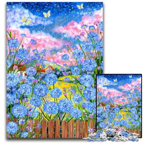 1000 Puzzleteile für Erwachsene, Anime Field, Holzpuzzle, Weihnachten, Halloween, Ostern, Neujahr, 50x75cm 1000 Puzzleteile für Erwachsene, Anime Field, Holzpuzzle, Weihnachten, Halloween, Ostern, Neujahr, 50x75cm von JIANGENNF
