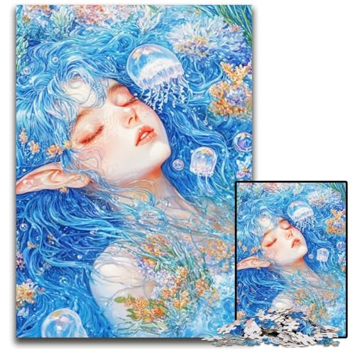 1000 Teile Puzzle für Erwachsene, Anime-Mädchen, Holzpuzzle, Weihnachten, Halloween, Ostern, Neujahr, 50x75cm 1000 Teile Puzzle für Erwachsene, Anime-Mädchen, Holzpuzzle, Weihnachten, Halloween, Ostern, Neujahr, 50x75cm von JIANGENNF