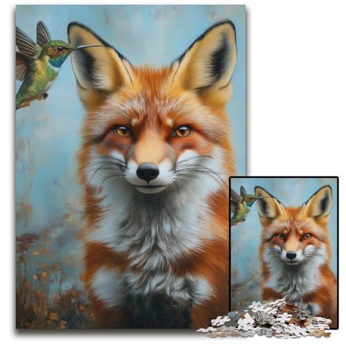 1000 Teile Puzzle für Erwachsene, Fantasie-Fuchs, Holzpuzzle für Erwachsene, Lernspiel, Herausforderungsspielzeug für Erwachsene und Jugendliche, 50x75cm 1000 Teile Puzzle für Erwachsene, Fantasie-Fuchs, Holzpuzzle für Erwachsene, Lernspiel, Herausforderungsspielzeug für Erwachsene und Jugendliche, 50x75cm von JIANGENNF