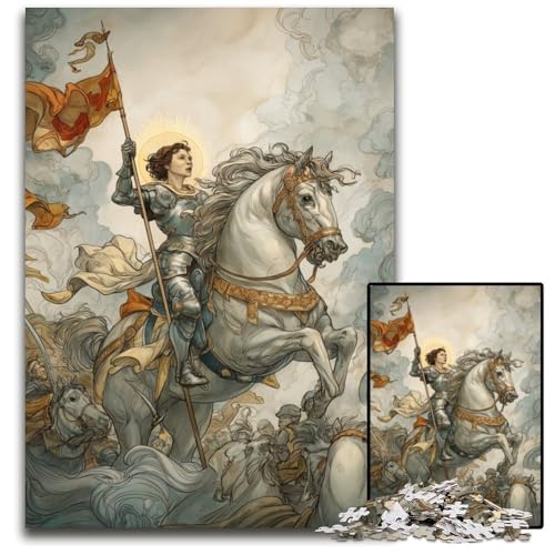 1000 Teile Puzzle für Erwachsene, Kriegerin, Holzpuzzle für Erwachsene, Lernspiel, Herausforderungsspielzeug für Erwachsene und Jugendliche, 50x75cm 1000 Teile Puzzle für Erwachsene, Kriegerin, Holzpuzzle für Erwachsene, Lernspiel, Herausforderungsspielzeug für Erwachsene und Jugendliche, 50x75cm von JIANGENNF