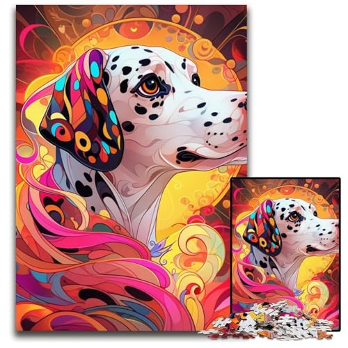 1000-teiliges Dalmatiner-Puzzle, anspruchsvolles Denkspiel für Teenager und Familieninteraktion, 26x38cm/10,23x14,96 Zoll 1000-teiliges Dalmatiner-Puzzle, anspruchsvolles Denkspiel für Teenager und Familieninteraktion, 26x38cm/10,23x14,96 Zoll von JIANGENNF