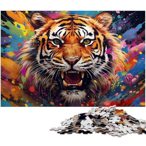 1000-teiliges Puzzle, Bunte Giraffe, Kartonpuzzle für Erwachsene, Spiel für Erwachsene, Geschenk, interaktives Familienspiel, Gehirn-Herausforderung, Geschenk, 26 x 38 cm / 10,23 x 14,96 Zoll 1000-teiliges Puzzle, Bunte Giraffe, Kartonpuzzle für Erwachsene, Spiel für Erwachsene, Geschenk, interaktives Familienspiel, Gehirn-Herausforderung, Geschenk, 26 x 38 cm / 10,23 x 14,96 Zoll von JIANGENNF