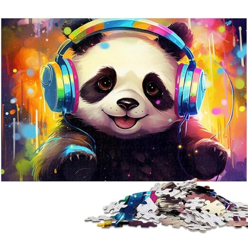 1000-teiliges Puzzle, Fantasy-Panda, Kartonpuzzle für Erwachsene, Spiel für Erwachsene, Geschenk, interaktives Familienspiel, Gehirn-Herausforderung, Geschenk, 26 x 38 cm / 10,23 x 14,96 Zoll 1000-teiliges Puzzle, Fantasy-Panda, Kartonpuzzle für Erwachsene, Spiel für Erwachsene, Geschenk, interaktives Familienspiel, Gehirn-Herausforderung, Geschenk, 26 x 38 cm / 10,23 x 14,96 Zoll von JIANGENNF