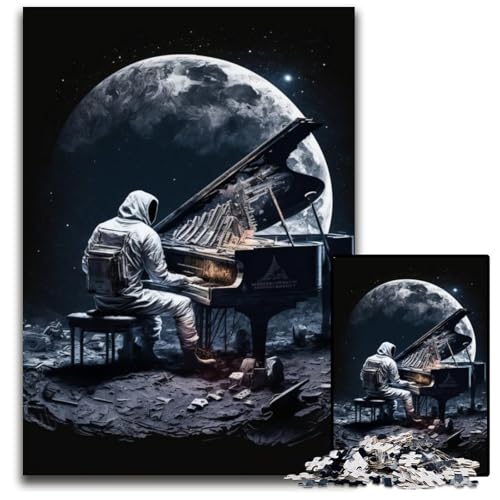 1000-teiliges Puzzle „Astronaut“, anspruchsvolles Denkspiel für Teenager und Familieninteraktion, 50x75cm/19,68x29,52 Zoll 1000-teiliges Puzzle „Astronaut“, anspruchsvolles Denkspiel für Teenager und Familieninteraktion, 50x75cm/19,68x29,52 Zoll von JIANGENNF