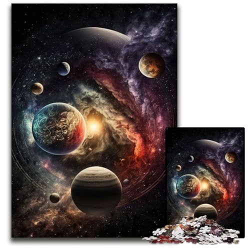 1000-teiliges Puzzle „EIN wunderschönes Universum“,schwierige Rätsel für Erwachsene,anspruchsvolles Denkspiel für Teenager,unterhaltsames interaktives Spiel für die ganze Familie,50x75cm von JIANGENNF