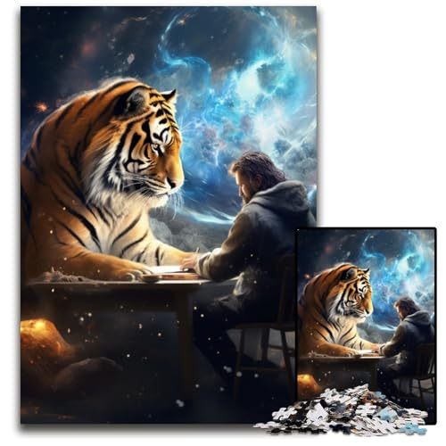 1000-teiliges Puzzle „Galaxie-Tiger-Klavier“, anspruchsvolles Denkspiel zum Selbermachen, interaktives Familienspielzeug, 26x38cm/10,23x14,96 Zoll 1000-teiliges Puzzle „Galaxie-Tiger-Klavier“, anspruchsvolles Denkspiel zum Selbermachen, interaktives Familienspielzeug, 26x38cm/10,23x14,96 Zoll von JIANGENNF