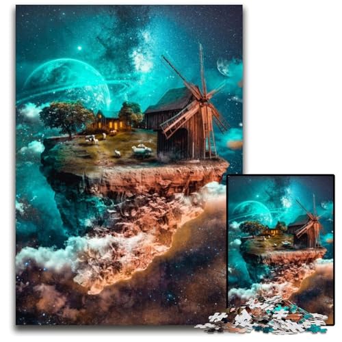 1000-teiliges Puzzle „Kleine schwimmende Insel“, Puzzle für Erwachsene, Familienaktivität, Denksportaufgabe, Heimdekoration, 26x38cm/10,23x14,96 Zoll 1000-teiliges Puzzle „Kleine schwimmende Insel“, Puzzle für Erwachsene, Familienaktivität, Denksportaufgabe, Heimdekoration, 26x38cm/10,23x14,96 Zoll von JIANGENNF