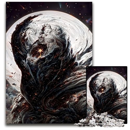 1000-teiliges Puzzle „The Moon Titan“ für Erwachsene, DIY-Dekoration, Gehirn-Herausforderung, für Erwachsene, Familie, 26x38cm/10,23x14,96 Zoll 1000-teiliges Puzzle „The Moon Titan“ für Erwachsene, DIY-Dekoration, Gehirn-Herausforderung, für Erwachsene, Familie, 26x38cm/10,23x14,96 Zoll von JIANGENNF