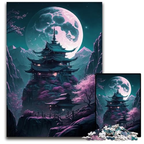 1000-teiliges Puzzle „Turm im japanischen Stil“ für Erwachsene, anspruchsvolles Denkspiel, entspannendes Spielzeug für Teenager, 50x75cm/19,68x29,52 Zoll 1000-teiliges Puzzle „Turm im japanischen Stil“ für Erwachsene, anspruchsvolles Denkspiel, entspannendes Spielzeug für Teenager, 50x75cm/19,68x29,52 Zoll von JIANGENNF