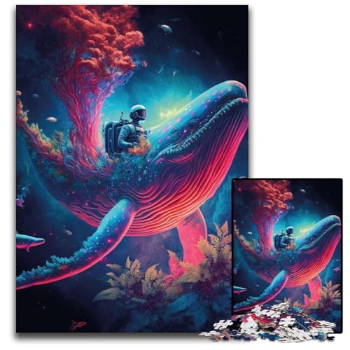 1000-teiliges Puzzle Astronaut, anspruchsvolles Puzzle, Denkspiel für Teenager und Familieninteraktion, 26x38cm/10,23x14,96 Zoll 1000-teiliges Puzzle Astronaut, anspruchsvolles Puzzle, Denkspiel für Teenager und Familieninteraktion, 26x38cm/10,23x14,96 Zoll von JIANGENNF
