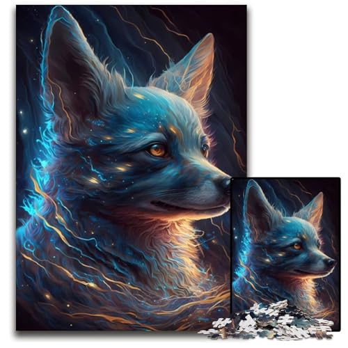 1000-teiliges Puzzle-Geschenk, Chihuahua-Hund, Holzpuzzle, anspruchsvolles Denkspiel – entspannendes Spielzeug für Teenager, 50x75cm/19,68x29,52 Zoll von JIANGENNF