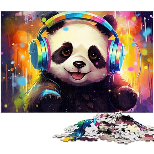 1000-teiliges Puzzle-Geschenk, Fantasy-Panda, Holzpuzzle für Erwachsene, Familie und Freunde, geeignet für Kinder ab 14 Jahren, 50 x 75 cm / 19,68 x 29,52 Zoll 1000-teiliges Puzzle-Geschenk, Fantasy-Panda, Holzpuzzle für Erwachsene, Familie und Freunde, geeignet für Kinder ab 14 Jahren, 50 x 75 cm / 19,68 x 29,52 Zoll von JIANGENNF