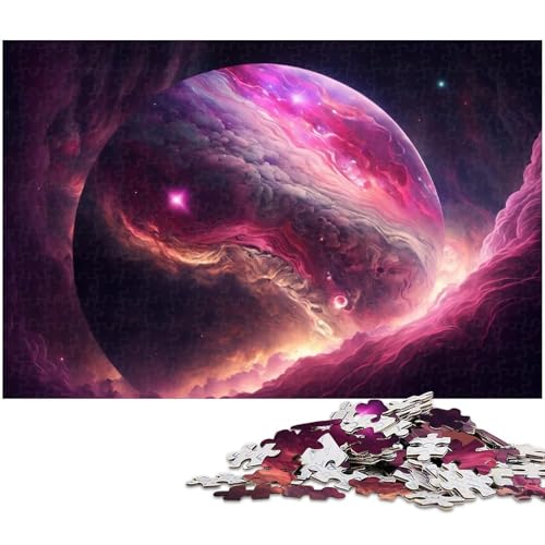 1000-teiliges Puzzle-Geschenk, Fantasy Planet, anspruchsvolles Puzzle, Denkspiel für Teenager, 50 x 75 cm / 19,68 x 29,52 Zoll 1000-teiliges Puzzle-Geschenk, Fantasy Planet, anspruchsvolles Puzzle, Denkspiel für Teenager, 50 x 75 cm / 19,68 x 29,52 Zoll von JIANGENNF