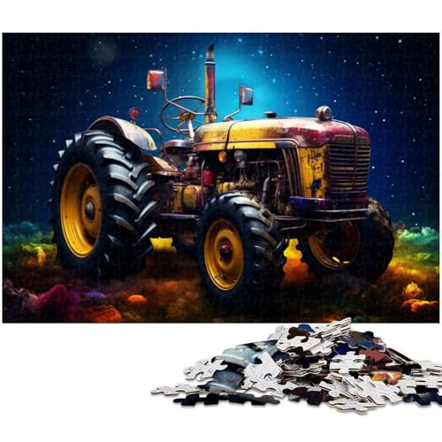 1000-teiliges Puzzle-Geschenk, Fantasy-Traktor, anspruchsvolles Rätsel, Denkspiel für Teenager, 50 x 75 cm / 19,68 x 29,52 Zoll 1000-teiliges Puzzle-Geschenk, Fantasy-Traktor, anspruchsvolles Rätsel, Denkspiel für Teenager, 50 x 75 cm / 19,68 x 29,52 Zoll von JIANGENNF