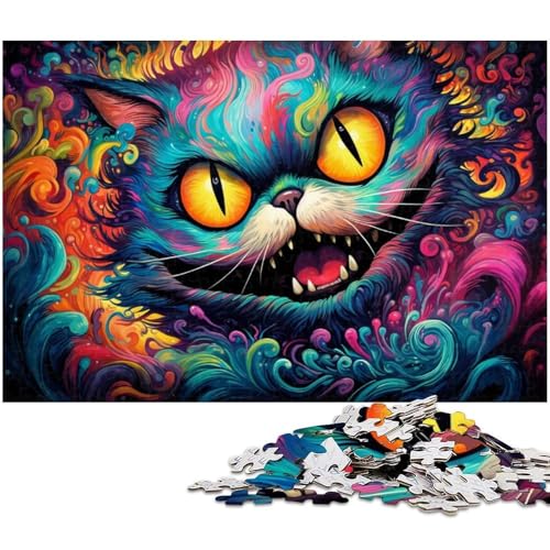 1000-teiliges Puzzle-Geschenk Alice Cat, anspruchsvolles Denkspiel für Teenager, 50 x 75 cm / 19,68 x 29,52 Zoll 1000-teiliges Puzzle-Geschenk Alice Cat, anspruchsvolles Denkspiel für Teenager, 50 x 75 cm / 19,68 x 29,52 Zoll von JIANGENNF