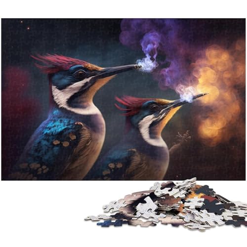 1000-teiliges Puzzle-Geschenk Cosmic Woodpecker, Kartonpuzzle für Erwachsene, Familie und Freunde, geeignet für Kinder ab 14 Jahren, 26 x 38 cm / 10,23 x 14,96 Zoll 1000-teiliges Puzzle-Geschenk Cosmic Woodpecker, Kartonpuzzle für Erwachsene, Familie und Freunde, geeignet für Kinder ab 14 Jahren, 26 x 38 cm / 10,23 x 14,96 Zoll von JIANGENNF