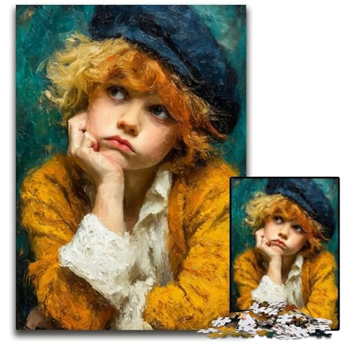 1000-teiliges Puzzle Wütender Kleiner Junge, Kartonpuzzle, Lernspiele, fördert die Liebe zwischen Paaren, für Kinder ab 14 Jahren, 26x38cm 1000-teiliges Puzzle Wütender Kleiner Junge, Kartonpuzzle, Lernspiele, fördert die Liebe zwischen Paaren, für Kinder ab 14 Jahren, 26x38cm von JIANGENNF
