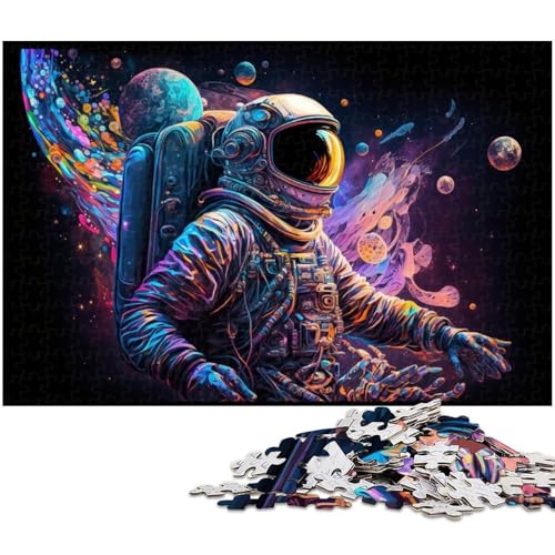 1000-teiliges Puzzle für Erwachsene, Astronauten-Erkundungspuzzle für Erwachsene, für Teenager und Familienspaß – DIY-Denkspiel, Geschenk, 50 x 75 cm / 19,68 x 29,52 Zoll 1000-teiliges Puzzle für Erwachsene, Astronauten-Erkundungspuzzle für Erwachsene, für Teenager und Familienspaß – DIY-Denkspiel, Geschenk, 50 x 75 cm / 19,68 x 29,52 Zoll von JIANGENNF