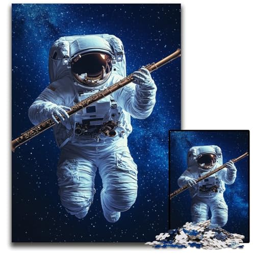 1000-teiliges Puzzle für Erwachsene, Astronauten-Holzpuzzle mit interaktivem Familienspiel, Kinder ab 14 Jahren, 50x75cm 1000-teiliges Puzzle für Erwachsene, Astronauten-Holzpuzzle mit interaktivem Familienspiel, Kinder ab 14 Jahren, 50x75cm von JIANGENNF