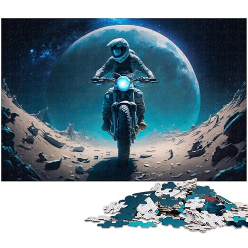 1000-teiliges Puzzle für Erwachsene, Astronauten-Motorrad-Puzzles für Erwachsene für Teenager und Familienspaß – DIY-Denkspiel als Geschenk, 26 x 38 cm / 10,23 x 14,96 Zoll 1000-teiliges Puzzle für Erwachsene, Astronauten-Motorrad-Puzzles für Erwachsene für Teenager und Familienspaß – DIY-Denkspiel als Geschenk, 26 x 38 cm / 10,23 x 14,96 Zoll von JIANGENNF
