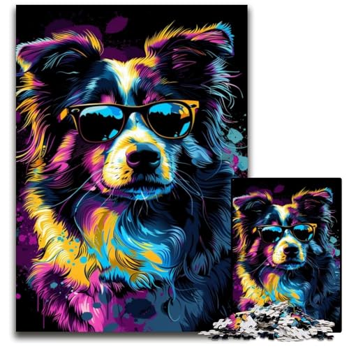 1000-teiliges Puzzle für Erwachsene, Australian Cattle Dog Art, Puzzles für Erwachsene, hochschwieriges Denkspiel für Jugendliche, 50x75cm/19,68x29,52 Zoll 1000-teiliges Puzzle für Erwachsene, Australian Cattle Dog Art, Puzzles für Erwachsene, hochschwieriges Denkspiel für Jugendliche, 50x75cm/19,68x29,52 Zoll von JIANGENNF