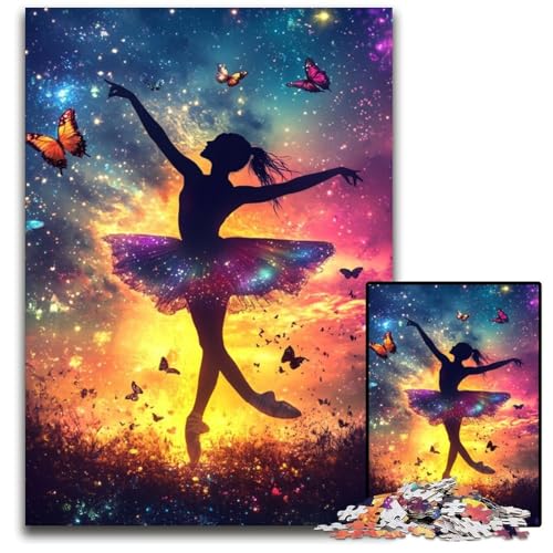 1000-teiliges Puzzle für Erwachsene, Balletttänzerin-Puzzle, Lernspielzeug, ganze Familie, ab 14 Jahren, 50x75cm 1000-teiliges Puzzle für Erwachsene, Balletttänzerin-Puzzle, Lernspielzeug, ganze Familie, ab 14 Jahren, 50x75cm von JIANGENNF