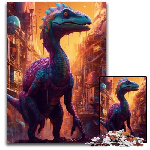 1000-teiliges Puzzle für Erwachsene, Baryonyx-Dinosaurier-Puzzles für Erwachsene, Denkspiel, interaktives Familienspiel, geeignet für Kinder ab 14 Jahren, 26x38cm/10,23x14,96 Zoll 1000-teiliges Puzzle für Erwachsene, Baryonyx-Dinosaurier-Puzzles für Erwachsene, Denkspiel, interaktives Familienspiel, geeignet für Kinder ab 14 Jahren, 26x38cm/10,23x14,96 Zoll von JIANGENNF