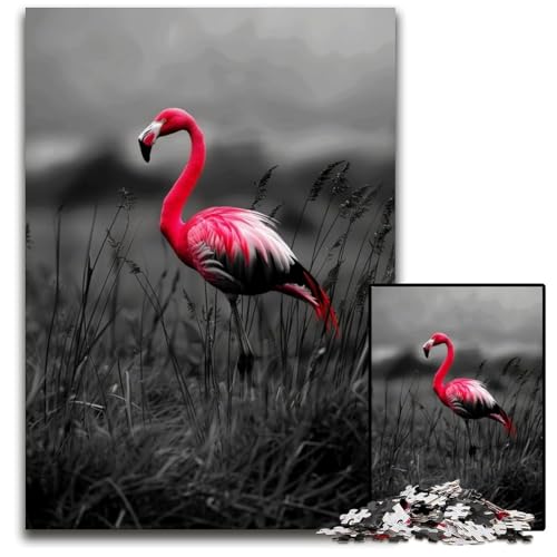 1000-teiliges Puzzle für Erwachsene, Flamingo-Puzzle, Lernspielzeug, ganze Familie, ab 14 Jahren, 50x75cm 1000-teiliges Puzzle für Erwachsene, Flamingo-Puzzle, Lernspielzeug, ganze Familie, ab 14 Jahren, 50x75cm von JIANGENNF