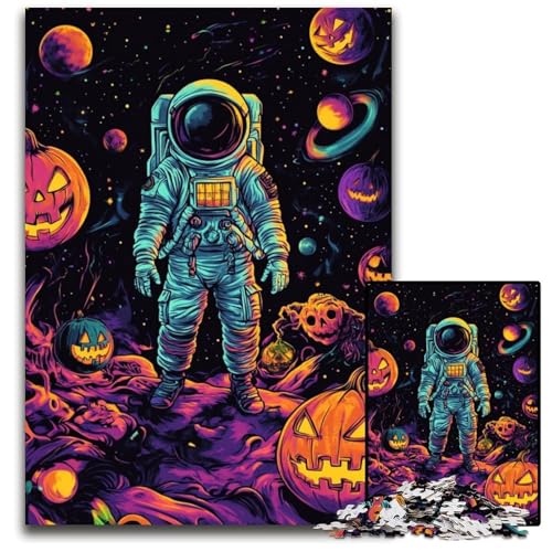 1000-teiliges Puzzle für Erwachsene, Halloween-Astronauten-Puzzle, Lernspiele, stärkt die Liebe zwischen Paaren, für Kinder ab 14 Jahren, 26x38cm 1000-teiliges Puzzle für Erwachsene, Halloween-Astronauten-Puzzle, Lernspiele, stärkt die Liebe zwischen Paaren, für Kinder ab 14 Jahren, 26x38cm von JIANGENNF