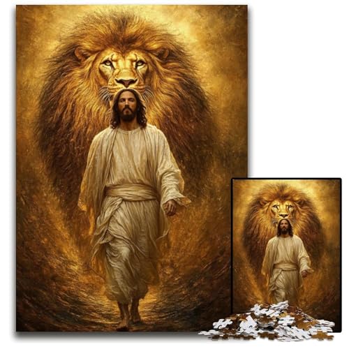 1000-teiliges Puzzle für Erwachsene, Jesus-Puzzle, Lernspielzeug, ganze Familie, ab 14 Jahren, 26x38cm 1000-teiliges Puzzle für Erwachsene, Jesus-Puzzle, Lernspielzeug, ganze Familie, ab 14 Jahren, 26x38cm von JIANGENNF