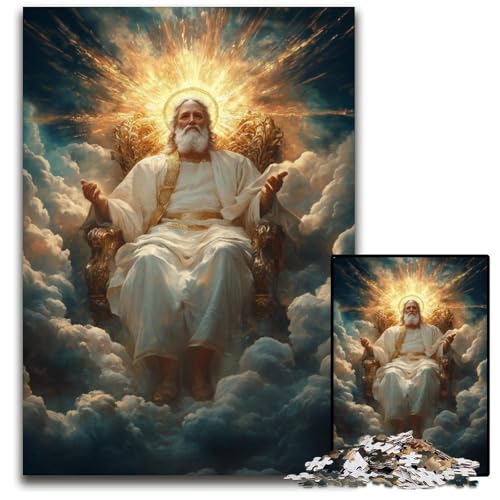 1000-teiliges Puzzle für Erwachsene, Jesus-Puzzle, Lernspielzeug, ganze Familie, ab 14 Jahren, 26x38cm 1000-teiliges Puzzle für Erwachsene, Jesus-Puzzle, Lernspielzeug, ganze Familie, ab 14 Jahren, 26x38cm von JIANGENNF