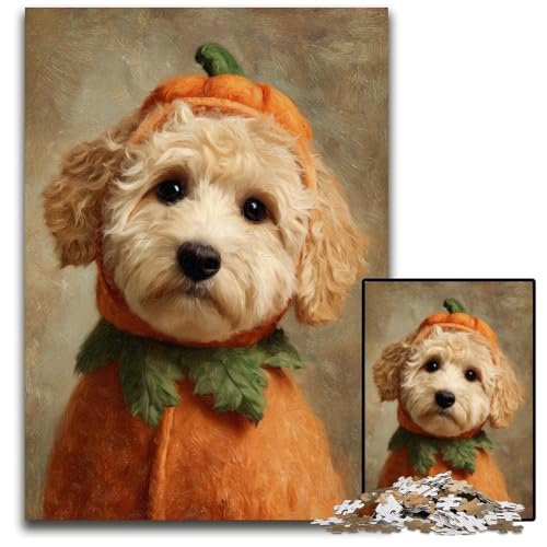 1000-teiliges Puzzle für Erwachsene, Kunst-Hunde-Puzzle, Lernspielzeug, ganze Familie, ab 14 Jahren, 26x38cm 1000-teiliges Puzzle für Erwachsene, Kunst-Hunde-Puzzle, Lernspielzeug, ganze Familie, ab 14 Jahren, 26x38cm von JIANGENNF