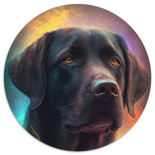 1000-teiliges Puzzle für Erwachsene, Labrador Retriever-Puzzles für Erwachsene, hochschwieriges Denkspiel für Teenager (Größe 67,5 x 67,5 cm) von JIANGENNF