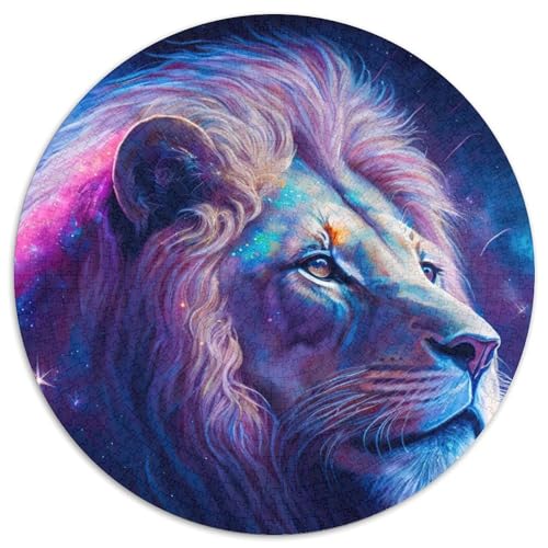 1000-teiliges Puzzle für Erwachsene, Löwen-Puzzle für Erwachsene, hochschwieriges Denkspiel für Teenager (Größe 67,5 x 67,5 cm) von JIANGENNF