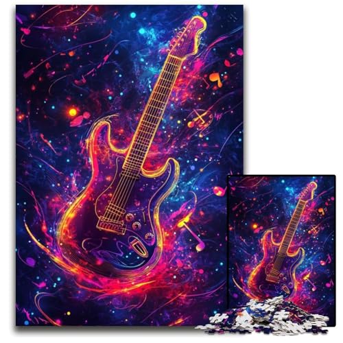 1000-teiliges Puzzle für Erwachsene, Magische Gitarre, Karton-Puzzle, interaktives Familienspiel, geeignet für Kinder ab 14 Jahren, 26x38cm 1000-teiliges Puzzle für Erwachsene, Magische Gitarre, Karton-Puzzle, interaktives Familienspiel, geeignet für Kinder ab 14 Jahren, 26x38cm von JIANGENNF