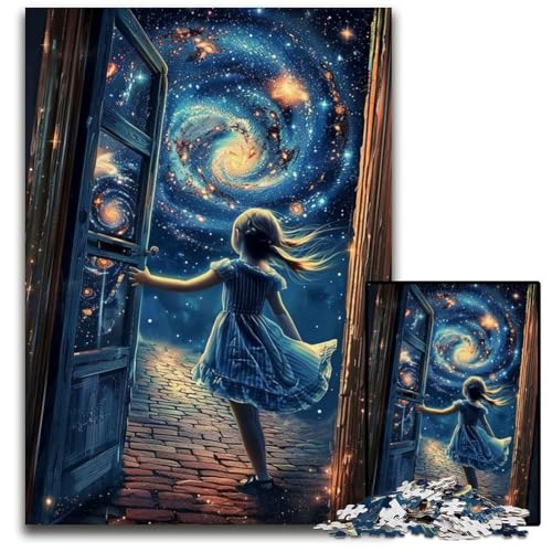 1000-teiliges Puzzle für Erwachsene, Nachthimmel, kleines Mädchen, Teenager, Paare und Freunde zum Geburtstag, Weihnachten, 50x75cm 1000-teiliges Puzzle für Erwachsene, Nachthimmel, kleines Mädchen, Teenager, Paare und Freunde zum Geburtstag, Weihnachten, 50x75cm von JIANGENNF