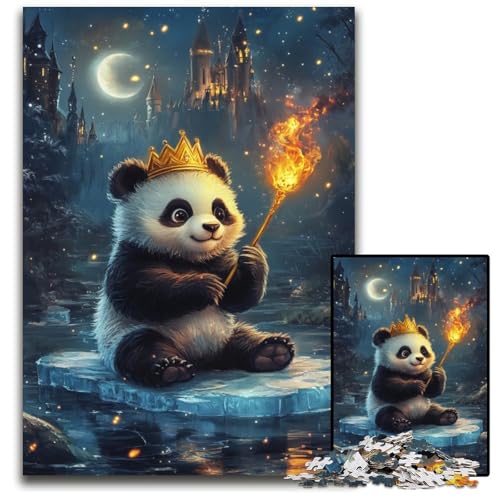 1000-teiliges Puzzle für Erwachsene, Panda im Schnee, Lernspielzeug, ganze Familie, ab 14 Jahren, 50x75cm 1000-teiliges Puzzle für Erwachsene, Panda im Schnee, Lernspielzeug, ganze Familie, ab 14 Jahren, 50x75cm von JIANGENNF