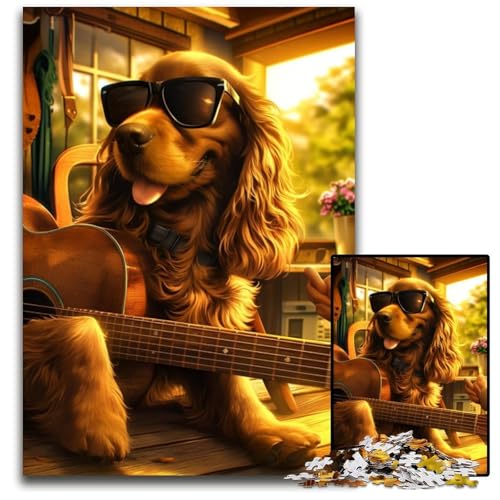 1000-teiliges Puzzle für Erwachsene, Pferdecollage, Kartonpuzzle, schwierig und herausfordernd, tolle Geschenke und Spielzeuge für 14-Jährige, 26x38cm von JIANGENNF
