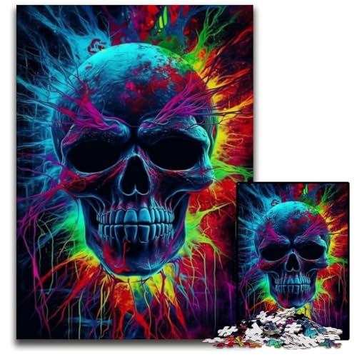 1000-teiliges Puzzle für Erwachsene, Skelett-Holzpuzzle mit interaktivem Familienspiel, Kinder ab 14 Jahren, 50x75cm 1000-teiliges Puzzle für Erwachsene, Skelett-Holzpuzzle mit interaktivem Familienspiel, Kinder ab 14 Jahren, 50x75cm von JIANGENNF