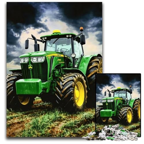 1000-teiliges Puzzle für Erwachsene, Traktor-Puzzle, Lernspielzeug, ganze Familie, ab 14 Jahren, 50x75cm 1000-teiliges Puzzle für Erwachsene, Traktor-Puzzle, Lernspielzeug, ganze Familie, ab 14 Jahren, 50x75cm von JIANGENNF