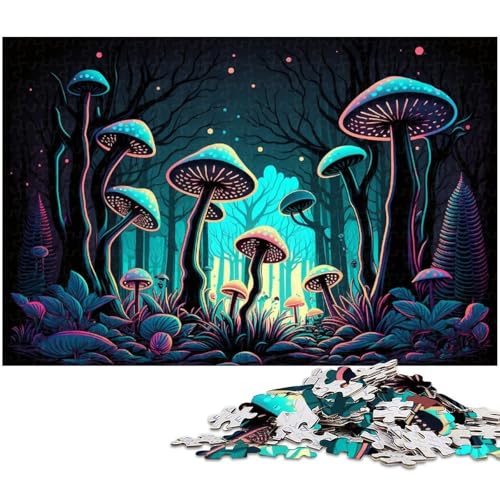 1000-teiliges Puzzle für Erwachsene, Zauberpilze, Puzzles für Erwachsene, für Teenager und Familienspaß – DIY-Denkspiel, Geschenk, 50 x 75 cm / 19,68 x 29,52 Zoll 1000-teiliges Puzzle für Erwachsene, Zauberpilze, Puzzles für Erwachsene, für Teenager und Familienspaß – DIY-Denkspiel, Geschenk, 50 x 75 cm / 19,68 x 29,52 Zoll von JIANGENNF