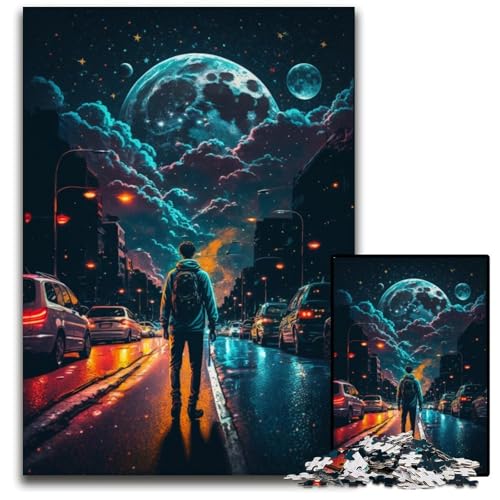 1000-teiliges Puzzle für Erwachsene, buntes Erdmännchen, schwierige Puzzles für Erwachsene, Heimdekoration und Urlaubsspaß, 50x75cm/19,68x29,52 Zoll von JIANGENNF