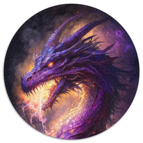 1000-teiliges Puzzle für Erwachsene, magische Weltraumdrachen-Puzzles für Erwachsene, hochschwieriges Denkspiel für Teenager (Größe 67,5 x 67,5 cm) von JIANGENNF