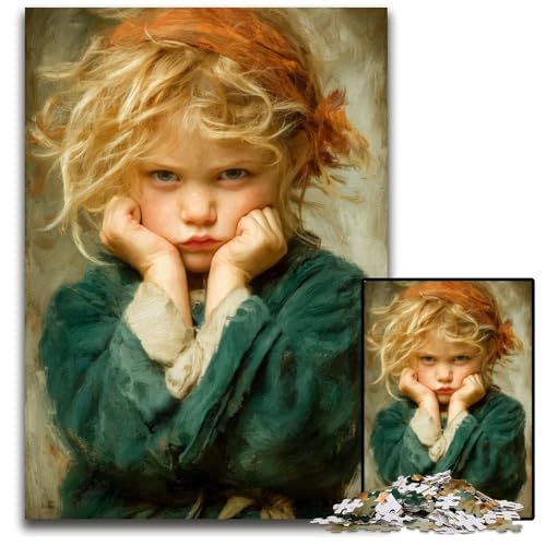 1000-teiliges Puzzle für Erwachsene, wütender Kleiner Junge, Papppuzzle, Spiele, Spielzeug, Geschenk, stärkt die Liebe zwischen Paaren, für Kinder ab 14 Jahren, 26x38cm 1000-teiliges Puzzle für Erwachsene, wütender Kleiner Junge, Papppuzzle, Spiele, Spielzeug, Geschenk, stärkt die Liebe zwischen Paaren, für Kinder ab 14 Jahren, 26x38cm von JIANGENNF