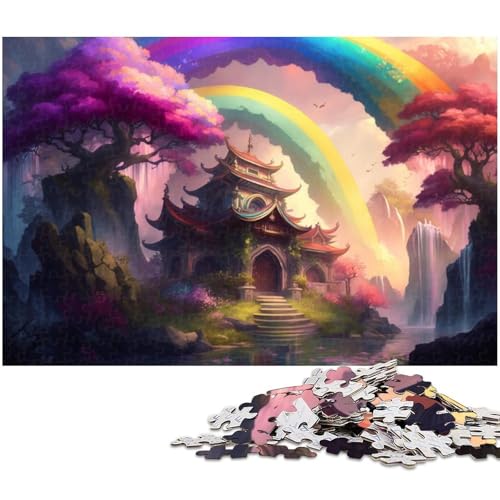 1000-teiliges Puzzle für Erwachsene im japanischen Tempelstil. Schwierige Rätsel für Erwachsene. Anspruchsvolles Denkspiel für Teenager. Spaß für den Familienspieleabend. 50x75cm 1000-teiliges Puzzle für Erwachsene im japanischen Tempelstil. Schwierige Rätsel für Erwachsene. Anspruchsvolles Denkspiel für Teenager. Spaß für den Familienspieleabend. 50x75cm von JIANGENNF