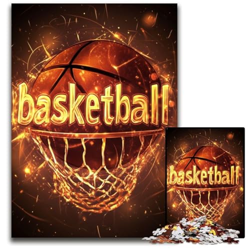 1000-teiliges Puzzle für Erwachsene und Jugendliche, Basketball-Sport, Holzpuzzle für Erwachsene und Jugendliche, Lernspielzeug, Familienspiele, 50x75cm 1000-teiliges Puzzle für Erwachsene und Jugendliche, Basketball-Sport, Holzpuzzle für Erwachsene und Jugendliche, Lernspielzeug, Familienspiele, 50x75cm von JIANGENNF