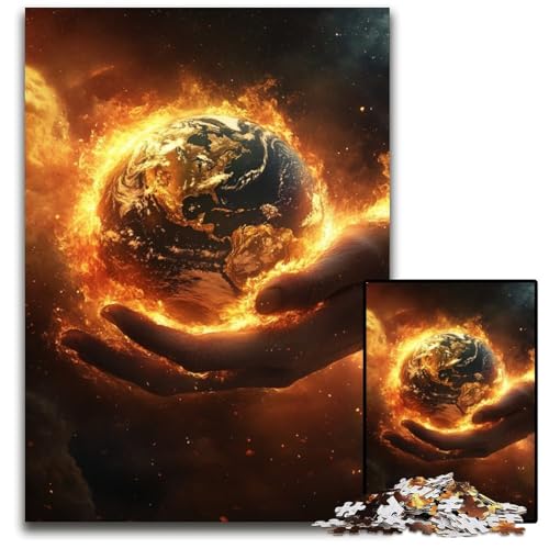 1000-teiliges Puzzle für Erwachsene und Jugendliche, Die Erde in Ihrer Handfläche, Holzpuzzle, Lernspiele, DIY-Spielzeug, Geburtstagsgeschenk, Geschenke für 14-Jährige, 50x75cm 1000-teiliges Puzzle für Erwachsene und Jugendliche, Die Erde in Ihrer Handfläche, Holzpuzzle, Lernspiele, DIY-Spielzeug, Geburtstagsgeschenk, Geschenke für 14-Jährige, 50x75cm von JIANGENNF